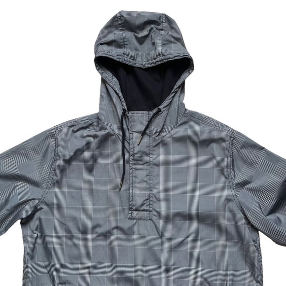 American Eagle Outfitters Men’s Houndstooth Plaid Windbreaker Jacket Size M - Picture 2 of 10